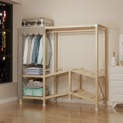 简易衣柜家用卧室免安装折叠布衣橱(布衣橱)小户型，全钢架结实耐用出租房用