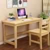 实木电脑桌儿童学习桌松木书桌，家用卧室简易木桌现代可定制办公桌
