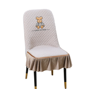 餐椅子套罩全包弧形座椅套，加厚一体防滑家用凳子套高档椅套罩
