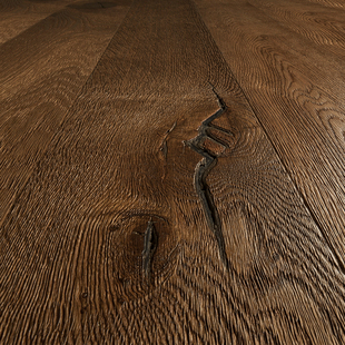 格调匠心三层实木复合地板橡木地板，家用地暖锁扣中古侘寂风超大板
