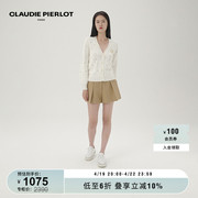 CLAUDIE PIERLOT Outlet女装法式白色镂空针织衫CFPCA00545