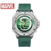 marvel漫威手表男士石英，皮带休闲潮流个性，1098特绿色饰品