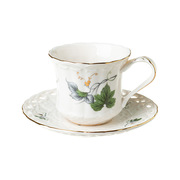 法式镂空杯碟创意陶瓷英式水壶，杯碟套装下午茶，p奶茶杯碟简约花茶