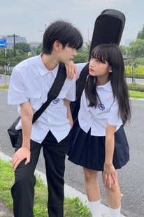 出租附中男女情侣校服夏季jk班服套装初高中生毕业季学生(季学生)制服