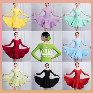 洛利塔儿童春夏季拉丁舞专业比赛服套装精英班女童拉丁舞裙规定服