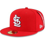NEW ERA CAP男士运动帽棒球帽红色圣路易斯红衣球迷帽四季款透气