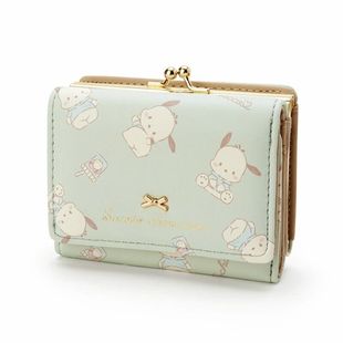 sanrio日本正版Pochacco帕恰狗女生卡包钱包卡套折叠钱夹子袋