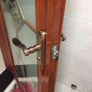 室内浴室门锁卫生间门锁把手单舌铝合金洗手间厕所卫浴锁具无钥匙