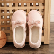 秋冬季加绒月子鞋产妇，产后用品软底全包跟防滑厚底孕妇居家棉拖鞋