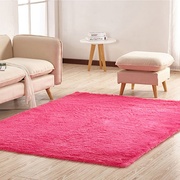 长毛丝毛地毯客厅长方形茶几沙发床边地毯卧室地垫地毯