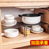 橱柜分层置物架可伸缩台面储物收纳下水槽锅架厨房用品家用隔板