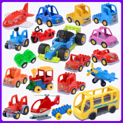 兼容乐高百变汽车模型拼装大颗粒积木玩具交通配件飞机船3-6周岁