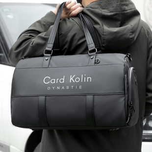 CardKolin男士旅行包大容量男式单肩斜挎包帆布休闲包手提包男包