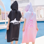 旅行游泳浴巾浴袍速干斗篷，吸水便携毛巾运动吸水巾，防晒海边沙滩巾