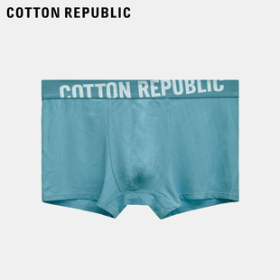 Cotton Republic/棉花共和国男士莫代尔平角内裤性感铁桶一条装