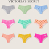 维多利亚的秘密pink全棉，轻薄超弹性性感，小三角内裤