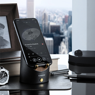 KAWOO 感应手机支架外放扩音器小型音响低音炮高颜值创意蓝牙音箱