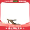 韩国直邮jimmychoo24ss高跟鞋圆头，高跟鞋女bing100ebktaupegray