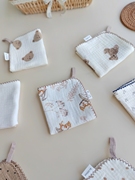 韩式婴儿小方巾新生儿超柔软纱布，毛巾手帕宝宝，专用洗脸巾儿童用品