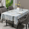 欧式奢华家用长方形正方形布艺，椭圆形客厅茶几，台布餐桌布圆桌桌布