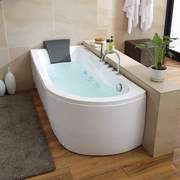 亚克力浴缸家用小户型，按摩冲浪独立式长方浴盆，1.41.51.61.7米