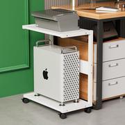 打印机置物架落地放台式电脑主机架子机箱托架可移动办公家用多层