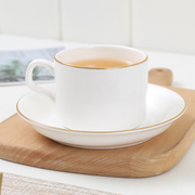 欧式咖啡杯套装创意金边陶瓷咖啡杯英式花茶茶具个性茶杯家用杯碟