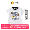clan-c韩版潮牌春夏男女儿童简约舒适运动圆领卡通短袖T恤