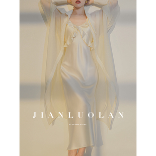 简罗兰jianluolan超薄网纱衬衫，连衣裙气质罩衫外套，欧根纱防晒衣