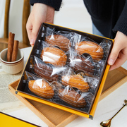透明法文玛德琳包装袋烘焙雪花酥磅蛋糕机封袋切片饼干点心袋
