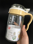 。振兴550ML玻璃油壶弹压式酱油瓶 醋瓶玻璃调料调味瓶不漏油油樽