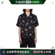 香港直邮mastermindjapan图案印花短袖衬衫mw24s12sh026401