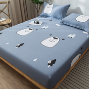 纯棉床笠单件床套床罩1.8m1.5米，1.2全棉席梦思床垫保护套全包床单