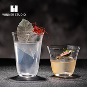 KFT01功夫茶系列国风鸡尾酒杯 复古酒杯古典威士忌杯创意玻璃杯子