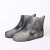 雨鞋套水鞋男女儿童，防雨防滑加厚雨鞋防水雨天中筒灰色4041