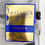 法国罗莎rochasbyzancegold拜占庭黄金，版女士浓香水试管小样2ml