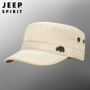 jeep帽子男帽美国高档男士，休闲高端品牌，夏季平(夏季平)顶帽