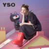 yso酷猫系列连体睡衣女夏天薄款卡通家居服纯棉套装短袖睡裙B