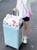 kitty行李袋凯蒂猫手提包卡通旅行收纳袋斜挎健身运动包出行包袋