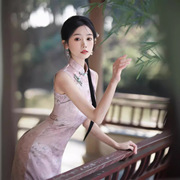 新中式民国风改良无袖旗袍，连衣裙高级感夏季年轻款复古日常小个子