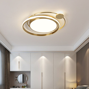 现代温馨浪漫圆形LED卧室吸顶灯简约北欧创意餐厅