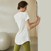 高级感运动上衣短袖女瑜伽服2024专业跑步健身普拉提长款T恤
