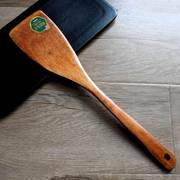 日式木铲实木质铲子，不粘锅专用煎铲烹饪勺铲扁铲，炒菜锅铲长柄斜铲