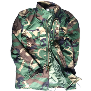 军迷美军m65风衣冲锋衣，男迷彩军版战术夹克，冬季加厚保暖大衣外套