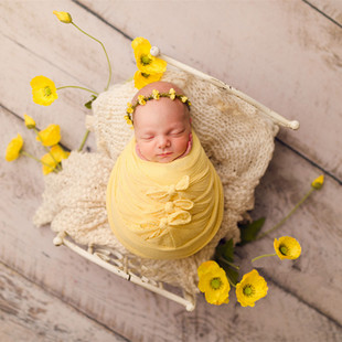 新生儿烟花绒豆豆毯子道具影楼宝宝满月照温馨氛围感拍照摄影垫毯