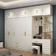 欧式现代简约大衣柜家用卧室板式加高加深加厚组装收纳柜子
