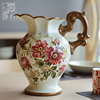 知根复古做旧欧式陶瓷，花瓶家居装饰品摆放花瓶，花器家居摆件