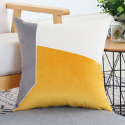 客厅沙发抱枕靠垫简约创意，床头靠背毛绒正方形抱枕套不含芯45x45