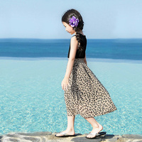 女童海边度假洋气夏季中大童沙滩裙