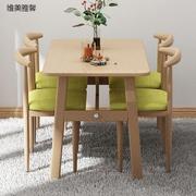 餐桌家用小户型桌椅套装吃饭简易饭桌出租屋仿实木组合商用桌子